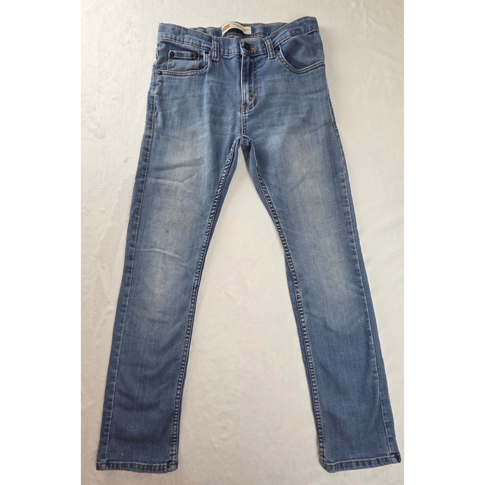 Levis 511 Slim Performance Jeans Boys 16 REG Blue Adjustable Waist W28 L30